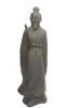 Product image 1 of the product “Standing Samurai with sword on the back. 160cm height, cast stone, hollow, handcrafted & coloured ”